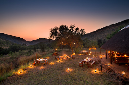 Safari African Boma Pilanesberg Bakubung Bush Lodge Pilanesberg National Park