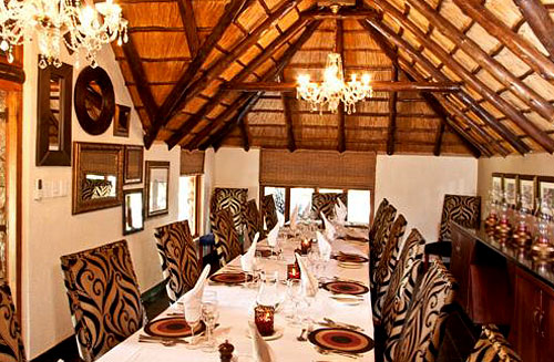 View of Dining Room at Tshukudu Bush Lodge, Luxury Accommodation at Pilanesberg Game Reserve - Accommodation Bookings